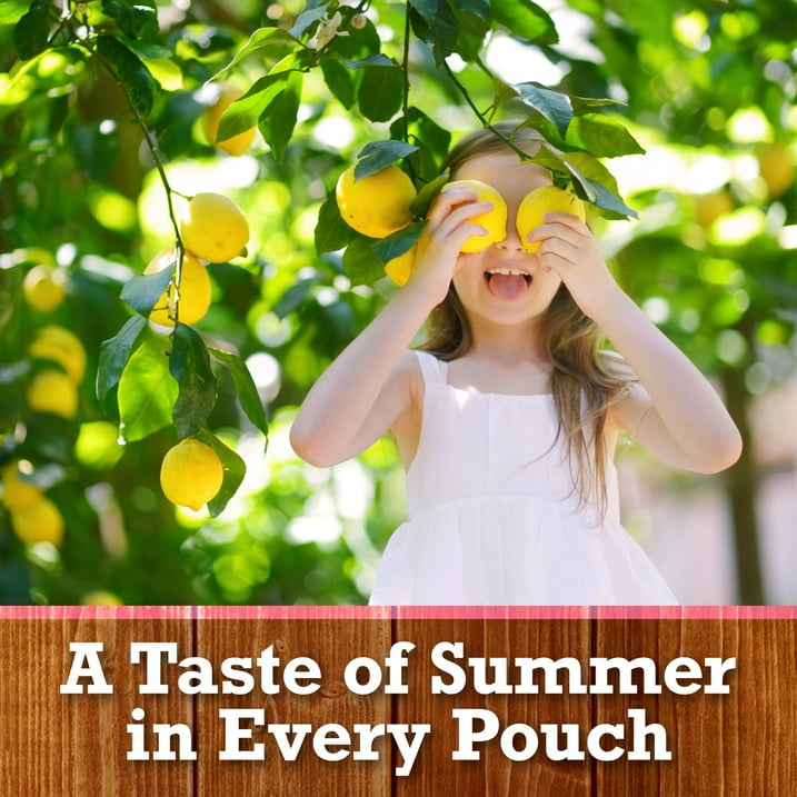 Country Time Strawberry Lemonade Ready to Drink Flavored with Other Natural Flavors Drink Pouches, 10 Ct Box, 6 fl oz Pouches, Liquids