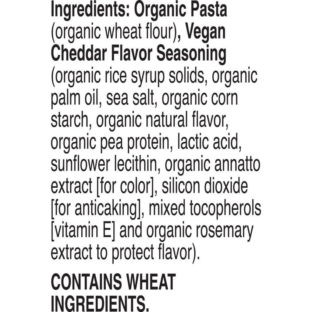Annie's Vegan Mac and Cheddar Flavor Pasta and Sauce, Organic, Plant Based, 6 oz