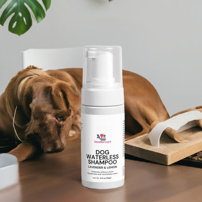 Dog Waterless Shampoo  No Rinse, Easy Clean Coat Formula For Pets