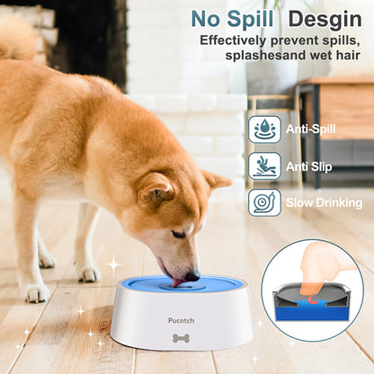 2-liter Pet Drinking Basin With Splash Proof Design, Equipped With A Filter Element For Filtering Water Quality, Prohibited From Sale On Amazon US Site, Not USPS Issued