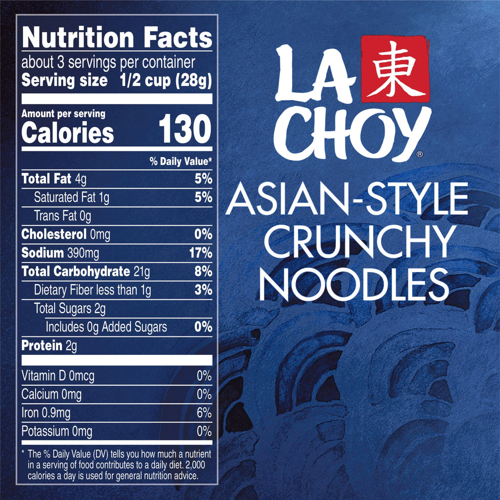 La Choy Rice Noodles, Thin Asian Style Noodles for Stir Fry and Soup, 3 Ounce