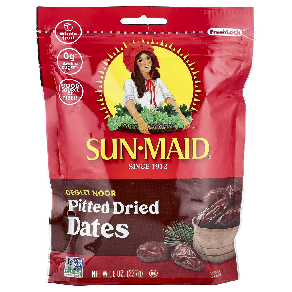 Sun-Maid Deglet Noor Pitted Dried Dates, 8 oz (227 g)