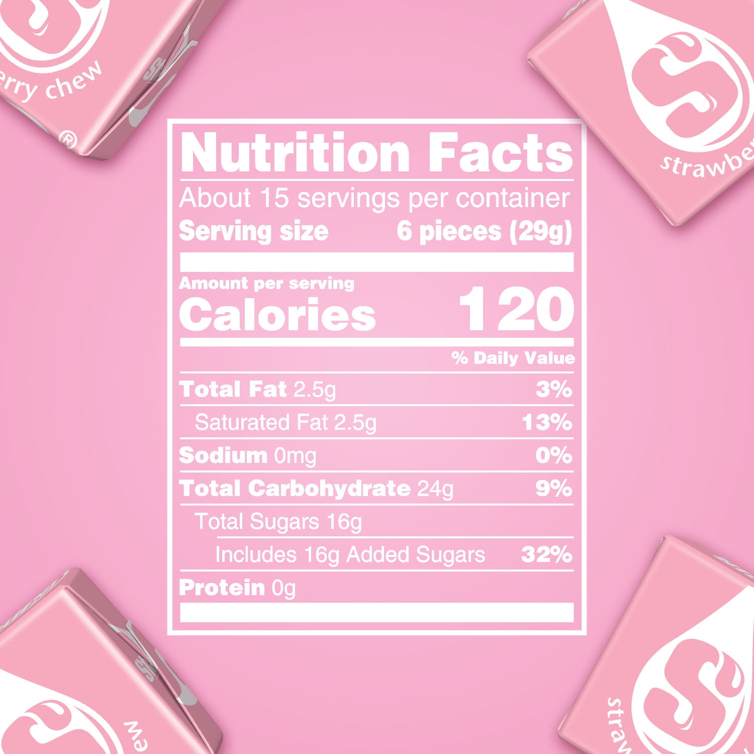 Starburst All Pink Fruit Chews Chewy Candy, Sharing Size, 15.6 oz Bag