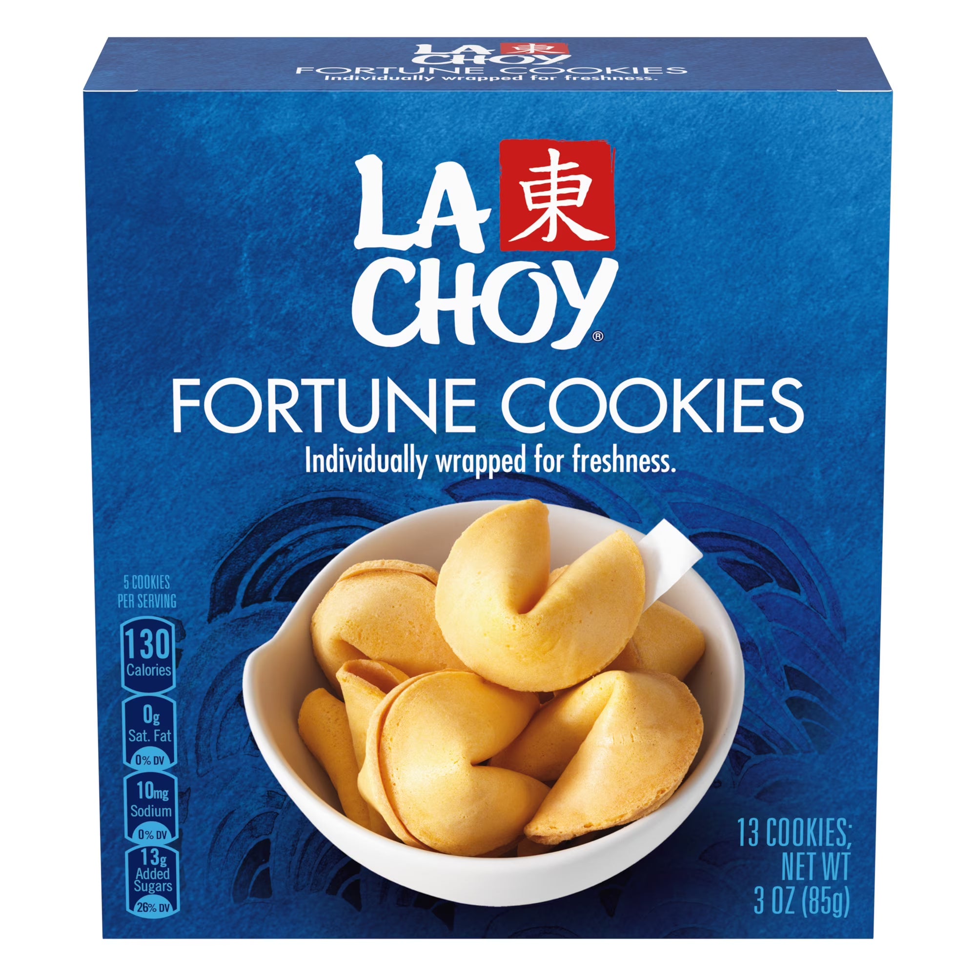 La Choy Fortune Cookies, Crispy Sweet Asian Dessert Cookies, 3 Ounce