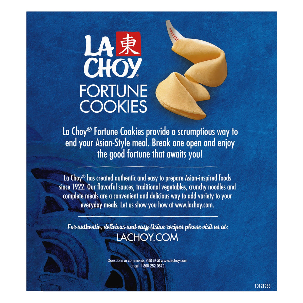 La Choy Fortune Cookies, Crispy Sweet Asian Dessert Cookies, 3 Ounce