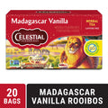 Celestial Seasonings Madagascar Vanilla Caffeine-Free Rooibos Herbal Tea Bags, 20 Count